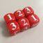 Custom OEM D4,D6,D8,D10 kinds of plastic acrylic dice/game dice