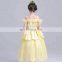 New Beauty and Beast Belle Princess Dresses Girls Dress Halloween Costumes