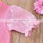 Small and medium-sized children's solid color pit strip short-sleeved dress 2020 summer European and American children's princes