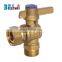 excellent quality brass ball valve with lock for water meter