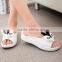 new 2016 lovely tow Korean cartoon version of the fox beach slippers Free samples