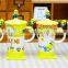 Cute cartoon yellow ceramic mugs Creative super milk dad suit cup