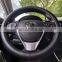 Black Anti slip universal steering wheel cover for all car use