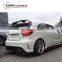 A CLASS W176 carbon finber rear spoiler and muffler tips fit for A250 A260 A45 REVO style carbon diffuser with muffler tips