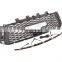 New Design Modified w/ Led Light Bumper Grille Auto Mesh Grill For Tundra 2007-2013