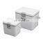 4.5L 15L 2pcs/set Small Cooler Box Set Outdoor Picnic Plastic Portable Beer Cans Ice Box