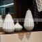 Nordic Minimalist Modern White Ceramic Hand painted Black Line Vase Decor Home