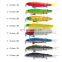 Yajie Outdoors Factory Direct Sales Wholesale Suspend Lure 88mm/7.2g  Fishing Lure Two Sections With Soft Tail Minnow
