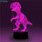 High Quality Customized Dinosaur 3D Acrylic Lamp APP Control for Kids