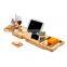 Wholesale Adjustable Bamboo Bathtub Caddy Tray