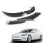 Carbon Fiber Blow Molding Front Lip For Tesla Model 3 Front Bumper Lip Body Kit