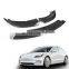 Sport Style Carbon Fiber Blow Molding Front Lip For Tesla Model 3 Sedan 4-door