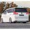 Car body kit for Toyota Alphard Vellfire 2015-2021 upgrade to LM style with front/rear bumper assembly Grille hood fender lights