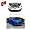 CH Cheap Manufacturer Car Accessories Black Bumper Front Lip Brake Turn Signal Conversion Bodykit For Audi A3 2014-2016 To Rs3