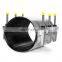 Double-Section Pipe Repair Coupling Used On New PipeLines And Repairing Pipe Leaks
