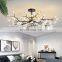 Firefly Led Chandelier Lights For Room Living Room Bedroom Lamp Lampara Gold Black Indoor Hang Lighting Fixture Lights Lustres
