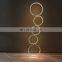 Modern LED Floor Lamp For Living Room Bedroom Home Remote Control Nordic Ring LED Floor Standing Light