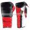 Fashion PU Leather Boxing Gloves for Training Martial Arts New Black Red OEM Logo Thai Color Material Adults People Origin Type