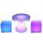 color change led cube chair led lighting bar stool outdoor leisure furniture bar chair cube