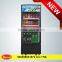 60x60cm Transparent glass door display cooler showcase fridge with LED light