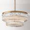 Custom Living Room Dining Room Modern Bedroom Hotel Decoration Modern Bettina Crystal LED Pendant Light