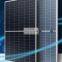 210 мм 6X22 Полностью черный полуячеистый двухсторонний модуль мощностью 650 Вт - 670 Вт