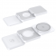 Portable Travel Folding Wireless Magnet Charging Holder 15W Fast Charging Stand 3-in-1 Magnetic Folding Wireless Charging Mount