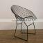 2016 Worldwide market chromed plated frame living room bertoia chair