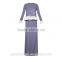 Apparel women islamic clothing fashion design muslim dress with solid color BJ061