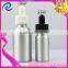 Good quality 30ml 15ml aluminum dropper bottle with childproof type dropper