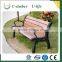 Latest designs and styles WPC composite outdoor bench