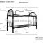 High weight capacity adult metal bunk beds /steel army bunk beds/military bunk bed