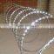 Galvanized wire BTO-22 concertina razor wire