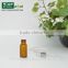 5ml tube glass bottle with silve dropper cap for essential oil , alibaba china tube oil bottle , mini tube dropper bottle