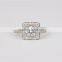 2016 new arrivaling white glod plated cz ring 925 sterling silver jewelry ring model