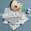 Customized swiss cross design knitted organic cotton bamboo muslin swaddle blanket                        
                                                Quality Choice
                                                                    Supplier's Ch