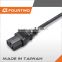 3 pin connector ac power cord for home appliance