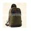 Waxed canvas travel bag canvas travel shoe bag canvas and leather backpack