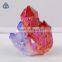 Rough Ruby & Pink Bicolor And Tricolor Aura Quartz Crystal Cluster Raw Mineral Fossil