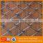 High quality galvanized and green pvc coated diamond mesh fence wire fencing