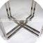 2016 Foshan Shunde Hot Sales Factory Supply Pure Glass Metal Stainless Steel Coffee Table