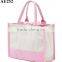 New Arrival light color canvas shopping bags with logo