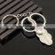 gift 3D alloy portable alloy hardware scissors keychain