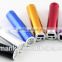 L363 Cylinder Lipstick Power bank with LED 2015 Alibaba Hot Portable power bank for mobile phone,Tablet PC, MP3, MP4,Camera