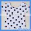 HOGIFT Cute kids two piece clothes with Polka Dot T-shirt striped shorts
