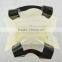 shock resistance HDPE printing square bottom side gusset patch handle shopping bag