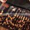 New style wholesale high quality 12 pieces leopard makeup brush kit