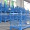 Top quality flexible unit for material steel Folding Storage Cage/mesh container be used industry