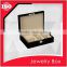 Luxury black MDF mirrored jewelry box with drawers