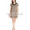 Hot selling hot pretty women plus size silk nightdress